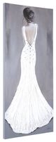 YHD Woman in White Wall Art-1