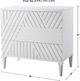 Uttermost® Colby White Drawer Chest-2