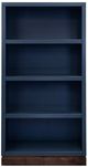 Legends Home Nora Blue Denim/Whiskey Bookshelf-3