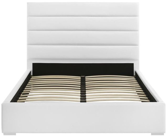 Coaster® Felicity White Califonia King Upholstered Platform Bed -2