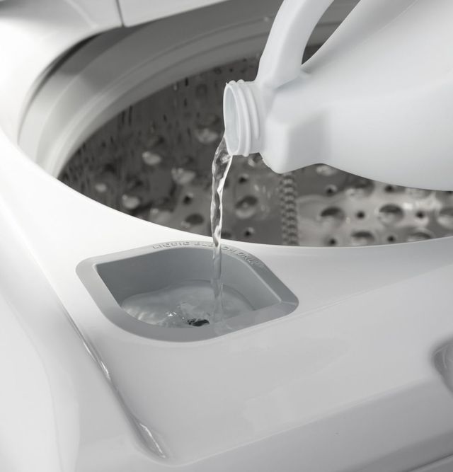GE® 4.6 Cu. Ft. White Top Load Washer-4