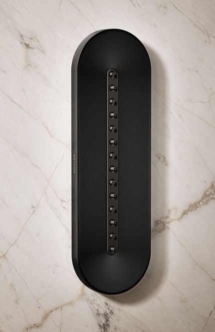 KOHLER® Statement® Matte Black 1.75 GPM Oblong Vichy Single-Function Body Spray-1