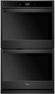 Whirlpool® 30" Black Electric Built In Double Oven-0