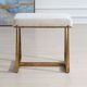 Uttermost® Midas Antique Gold Small Bench-1