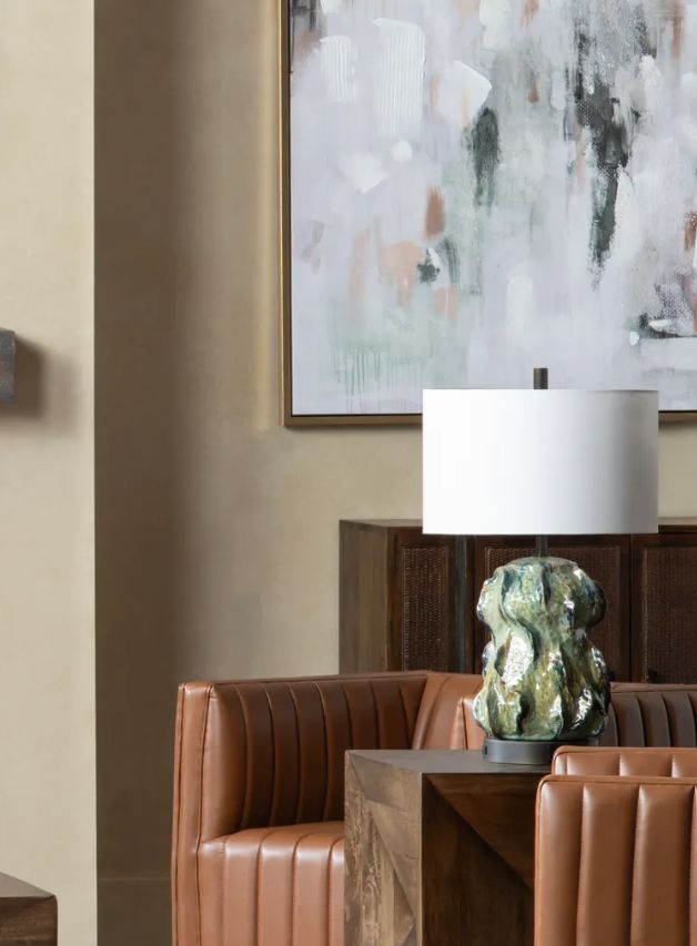 Crestview Collection Meadow Green Table Lamp-1
