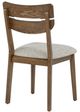 Crown Mark Mills Beige/Brown Dining Side Chair-3