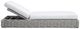 Bernhardt Salinas Bernhardt Exteriors Gray/White Fabric Outdoor Chaise-2
