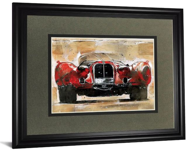 Classy Art Vintage Red by Wiley, M.G. Wall Art-0