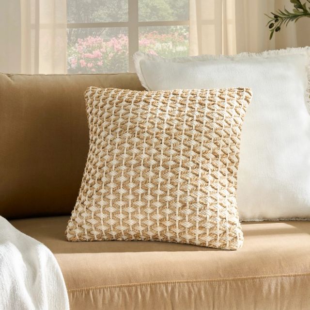 Nourison Home™ Mina Victory Lifestyle Ivory 18"x18" Throw Pillow-3