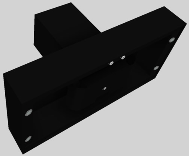 Vent-A-Hood® 54" Black Contemporary Island Range Hood-4