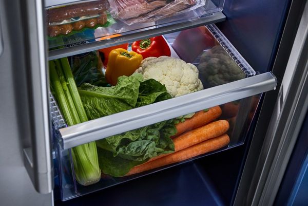 Side by Side Refrigerator Interior Side by Side Refrigerator Interior