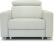 Luonto® Furniture West White Cot Size Chair Sleeper-0