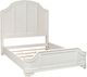 Powell® Naples Antique White Queen Panel Bed-0