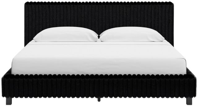 Signature Design by Ashley® Zuraleus Black King Upholstered Bed-2