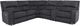 Cheers by Man Wah Gray Power Reclining Sectional with Power Headrest-0