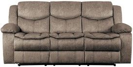 Mazin Furniture Bastrop 2 Piece Light Brown Reclining Sofa & Loveseat Set-1