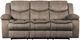 Mazin Furniture Bastrop 2 Piece Light Brown Reclining Sofa & Loveseat Set-1