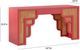 TOV Furniture Suzie Pink 62" Executive Desk with Drawer-2