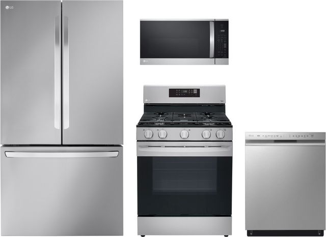LG 4 Piece Stainless Steel Kitchen Package