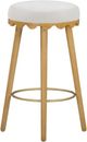 TOV Furniture Oodle Cream/Natural Bar Stool-1