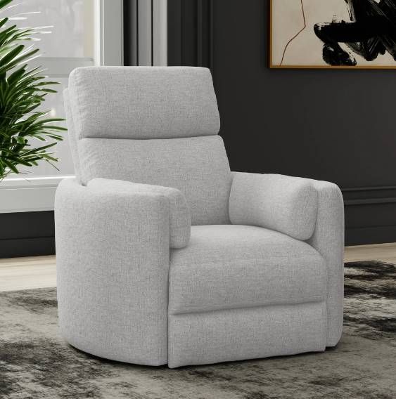 Parker House® Radius Angora Linen Manual Swivel Recliner-2
