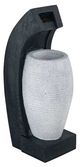 A & B Home Black/White Outdoor Water Fountain-0