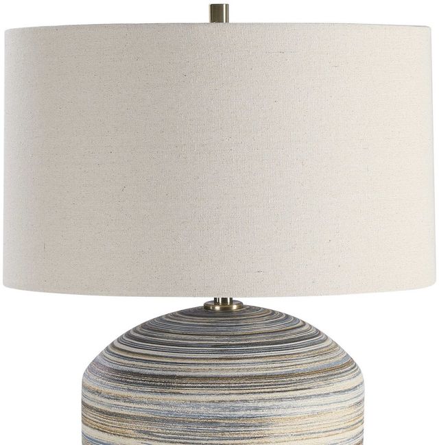 Uttermost® Prospect Striped Neutral Accent Lamp-4