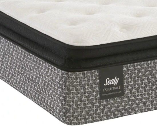 Sealy® Response Essentials™ Hybrid Plush Euro Pillow Top Queen Mattress-2