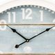 YHD Light Blue/White Circular Wall Clock-3