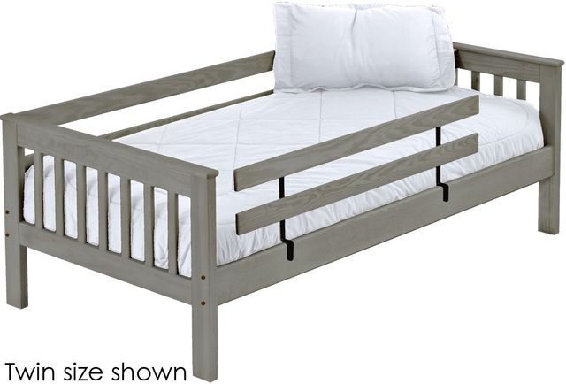 Crate Designs™ Furniture Storm Twin Mission Upper Bunk Bed-0