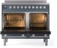 Ilve® Professional Plus II 40" Blue Grey Pro Style Induction Range-3