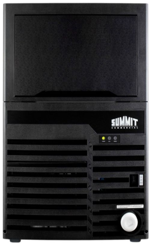 Summit Commercial® 21" 100 lb. Black ADA Compliant Commercial Icemaker-0