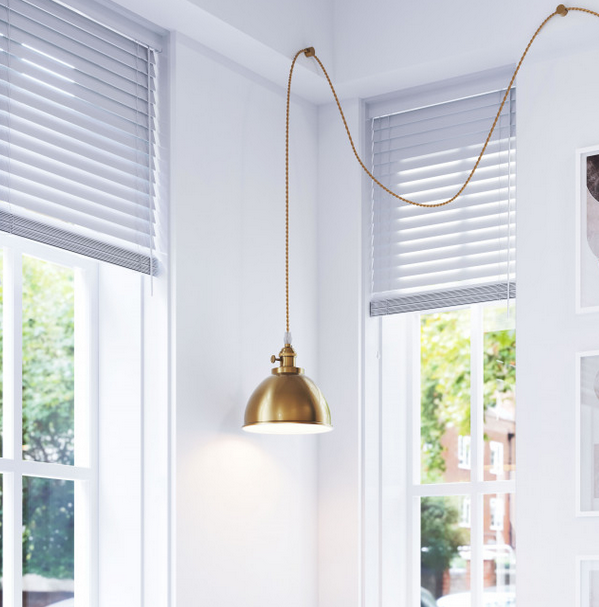 Zuo® Modern Oscar Brass Ceiling Lamp-2