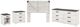 Signature Design by Ashley® Shawburn 4-Piece Whitewash Full Panel Headboard Bedroom Set-0