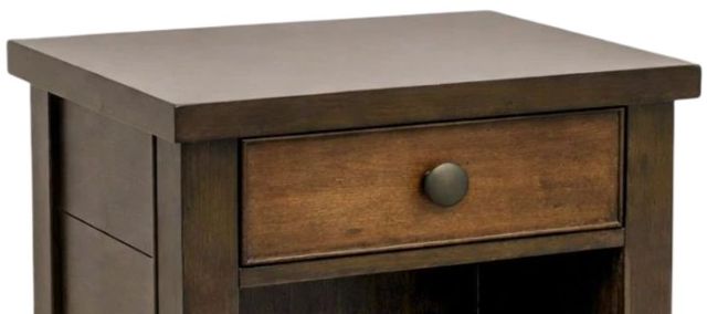 Legacy Classic Lake House Dried Tobacco/Pinecone Youth Open Nightstand-1