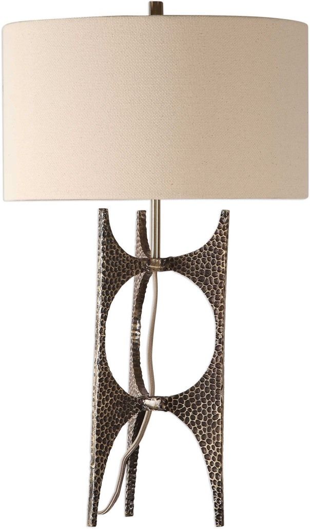 Uttermost® Goldia Antique Golden Bronze Table Lamp-3