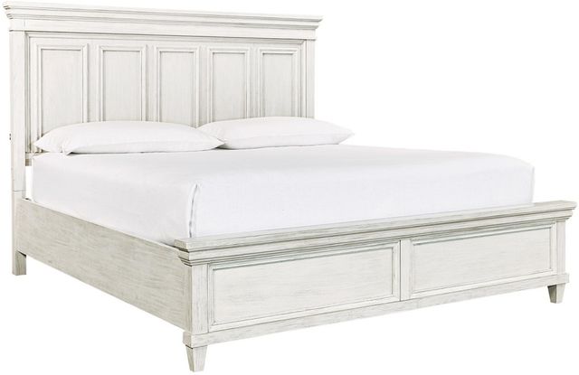 aspenhome® Caraway Aged Ivory Queen Panel Bed-0