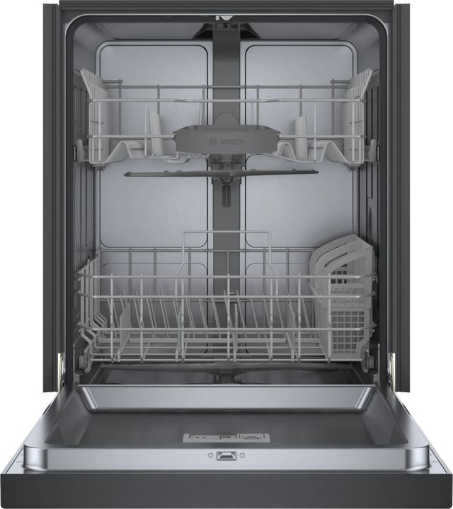 Bosch® 100 Series 24" Black Front Control Built-In Dishwasher-1