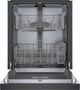 Bosch® 100 Series 24" Black Front Control Built In Dishwasher-1
