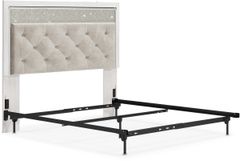 Signature Design by Ashley® Altyra Beige/White Queen Upholstered Panel Headboard