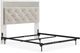 Signature Design by Ashley® Altyra Beige/White Queen Upholstered Panel Headboard-1