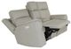 Flexsteel® Vernon Dove Gray Power Reclining Loveseat-1
