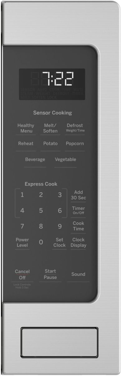 GE Profile™ 2.2 Cu. Ft. Stainless Steel Countertop Sensor Microwave-3