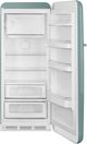 Smeg 24" 9.5 Cu. Ft. Matte Emerald Green Compact Refrigerator-3