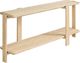 Universal Explore Home™ Modern White Console Table with Desert Base-0