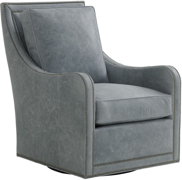 Lexington Home Customizable Tifton Leather Swivel Chair-0