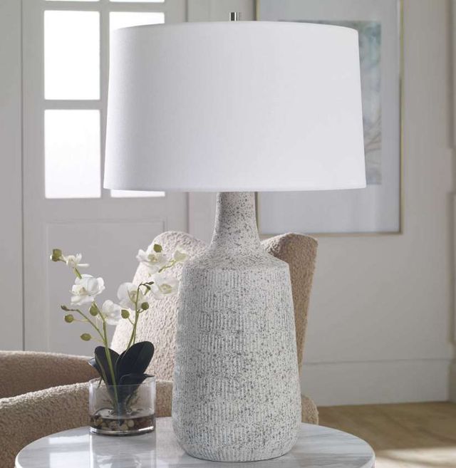 Uttermost® Scouts White Table Lamp-1