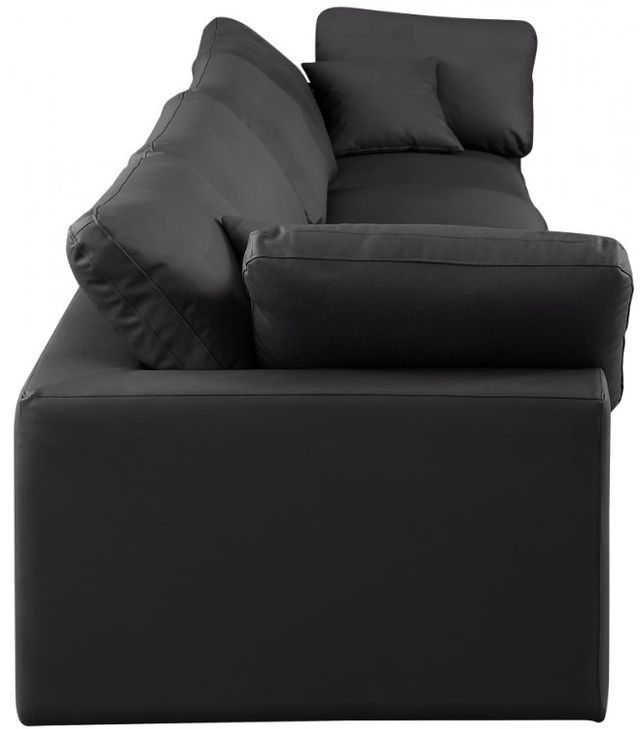 Meridian Furniture Comfy 4-Piece Black Sofa-2