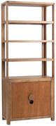 Classic Home Cleveland Sandy Taupe Bookcase-5