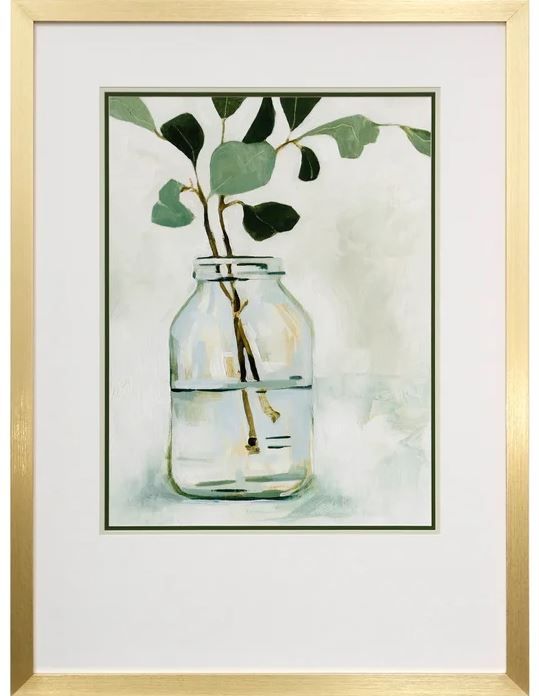 Stylecraft Green/Off-White Framed Print-0